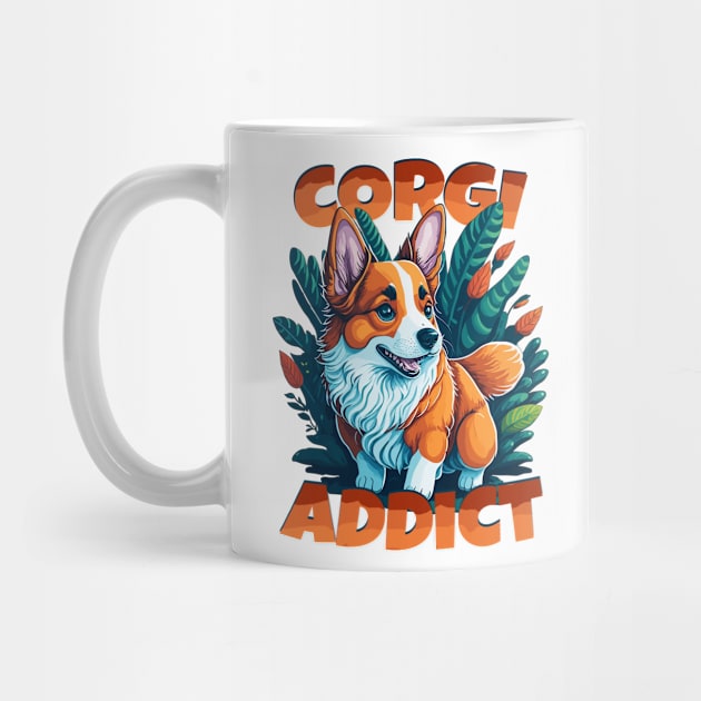 Corgi addict by Rusty Lynx Design